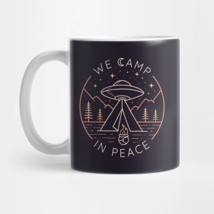 We camp in peace Mug